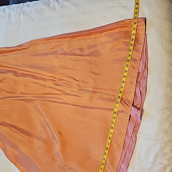 Ball Gown Bottom, High-waisted gown bottom, Size 8, Iridescent Orange with top. - Picture 8 of 14
